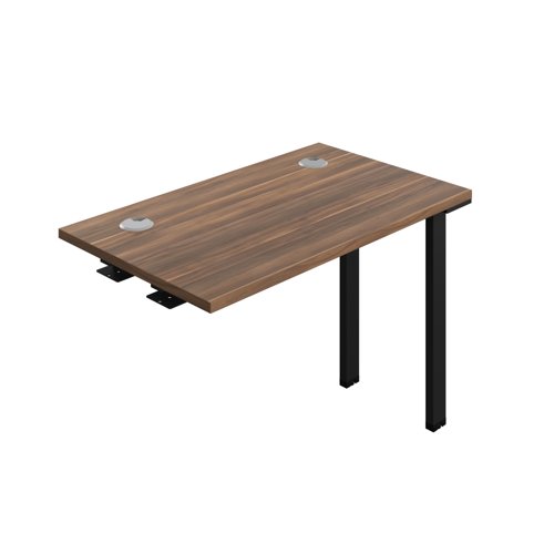 Synergy Bench Extension with Cable Ports: 1 Person (FSC) : 1000 600 Dark Walnut/Black