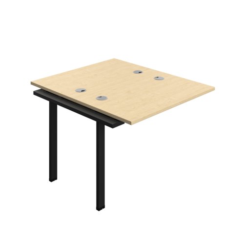 Synergy Bench Extension with Cable Ports: 2 Person (FSC) : 1000 600 Maple/Black