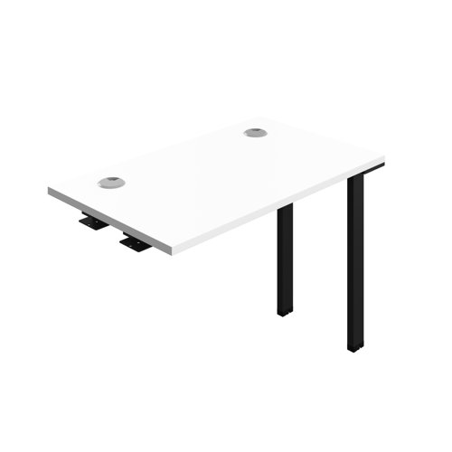 Synergy Bench Extension with Cable Ports: 1 Person (FSC) : 1000 600 White/Black