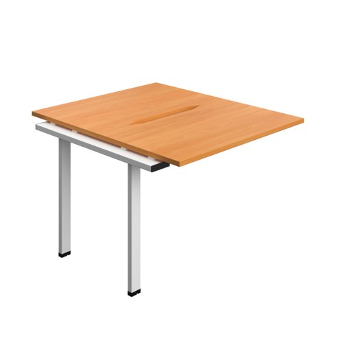 Synergy Bench Extension with Cut Out: 2 Person (FSC) : 1000 700 Beech/White