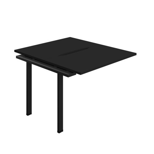 Synergy Bench Extension with Cut Out: 2 Person (FSC) : 1000 700 Black/Black