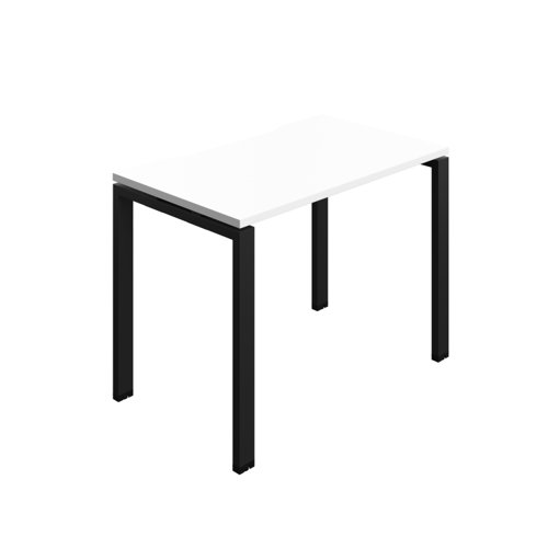Synergy Bench with Cut Out: 1 Person (FSC) : Goal Post Leg : 1000 700 White/Black