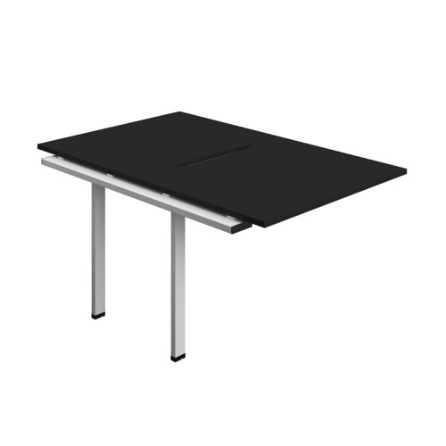 Synergy Bench Extension with Cut Out: 2 Person (FSC) : 1000 800 Black/Silver