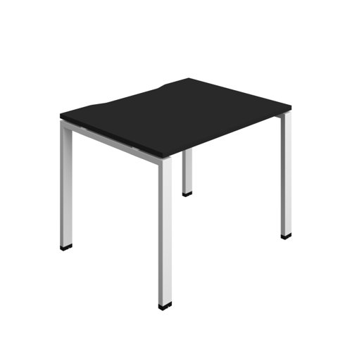 Synergy Bench with Cut Out: 1 Person (FSC) : Goal Post Leg : 1000 800 Black/White