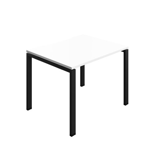 Synergy Bench with Cut Out: 1 Person (FSC) : Goal Post Leg : 1000 800 White/Black