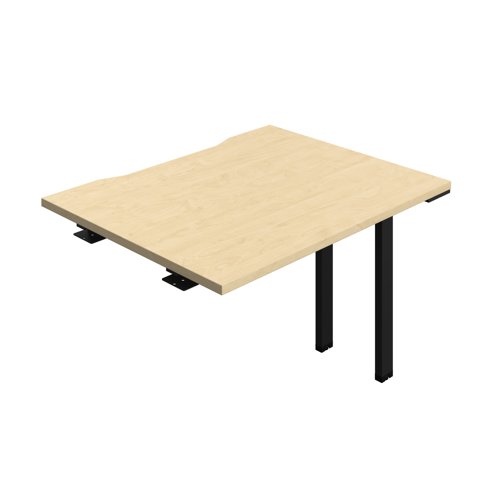 Synergy Bench Extension with Cut Out: 1 Person (FSC) : 1000 800 Maple/Black