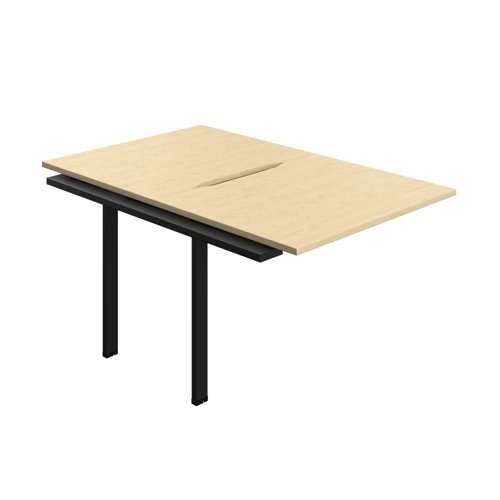 Synergy Bench Extension with Cut Out: 2 Person (FSC) : 1000 800 Maple/Black