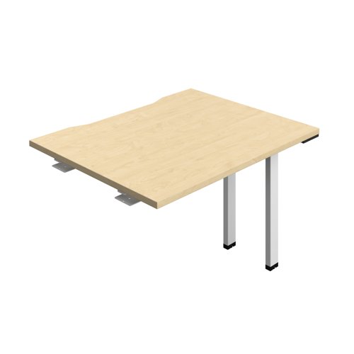 Synergy Bench Extension with Cut Out: 1 Person (FSC) : 1000 800 Maple/White