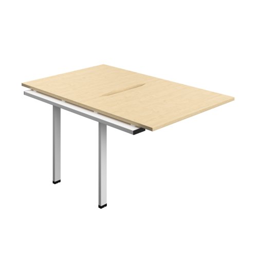 Synergy Bench Extension with Cut Out: 2 Person (FSC) : 1000 800 Maple/White