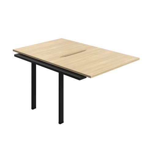 Synergy Bench Extension with Cut Out: 2 Person (FSC) : 1000 800 Nova Oak/Black