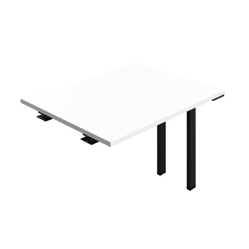 Synergy Bench Extension with Cut Out: 1 Person (FSC) : 1000 800 White/Black