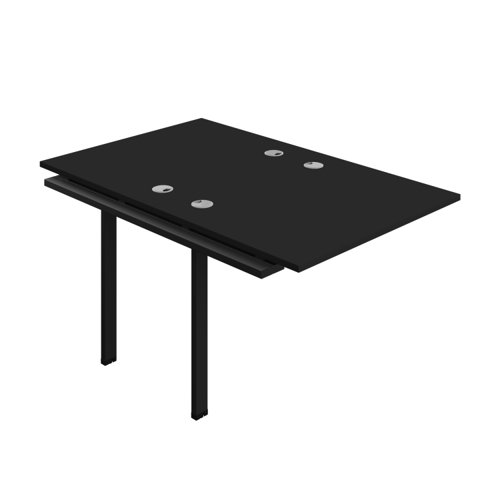 Synergy Bench Extension with Cable Ports: 2 Person (FSC) : 1000 800 Black/Black