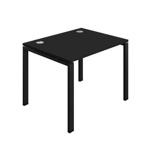 Synergy Bench with Cable Ports: 1 Person (FSC) : Goal Post Leg : 1000 800 Black/Black