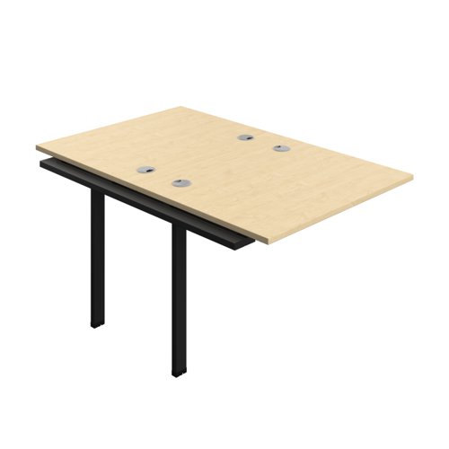 Synergy Bench Extension with Cable Ports: 2 Person (FSC) : 1000 800 Maple/Black