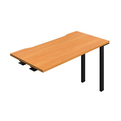 Synergy Bench Extension with Cut Out: 1 Person (FSC) : 1200 600 Beech/Black