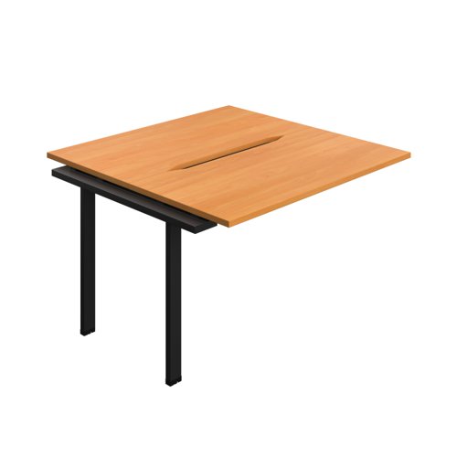 Synergy Bench Extension with Cut Out: 2 Person (FSC) : 1200 600 Beech/Black