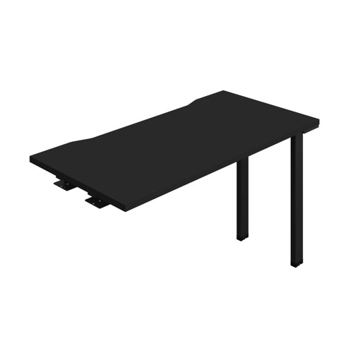 Synergy Bench Extension with Cut Out: 1 Person (FSC) : 1200 600 Black/Black