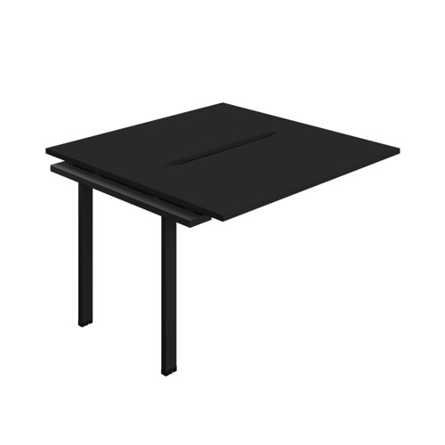 Synergy Bench Extension with Cut Out: 2 Person (FSC) : 1200 600 Black/Black