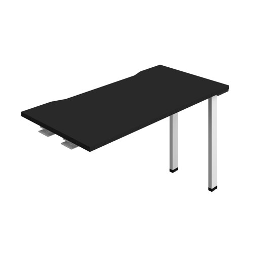 Synergy Bench Extension with Cut Out: 1 Person (FSC) : 1200 600 Black/White
