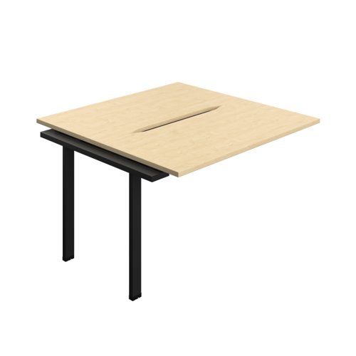 Synergy Bench Extension with Cut Out: 2 Person (FSC) : 1200 600 Maple/Black