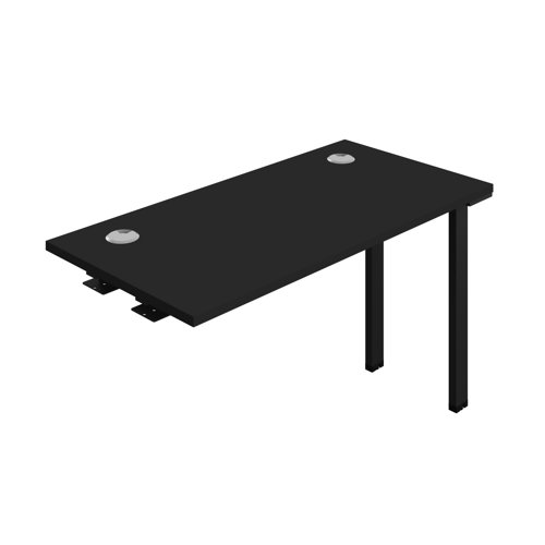 Synergy Bench Extension with Cable Ports: 1 Person (FSC) : 1200 600 Black/Black