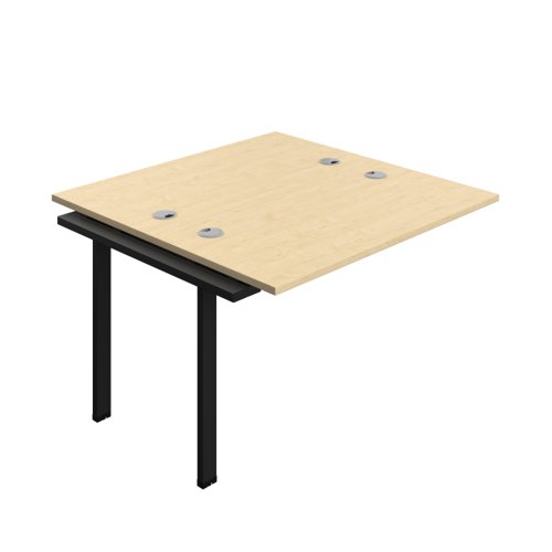 Synergy Bench Extension with Cable Ports: 2 Person (FSC) : 1200 600 Maple/Black