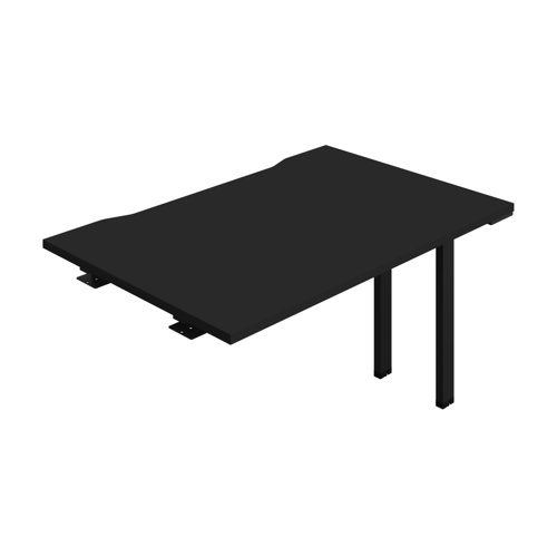 Synergy Bench Extension with Cut Out: 1 Person (FSC) : 1200 800 Black/Black