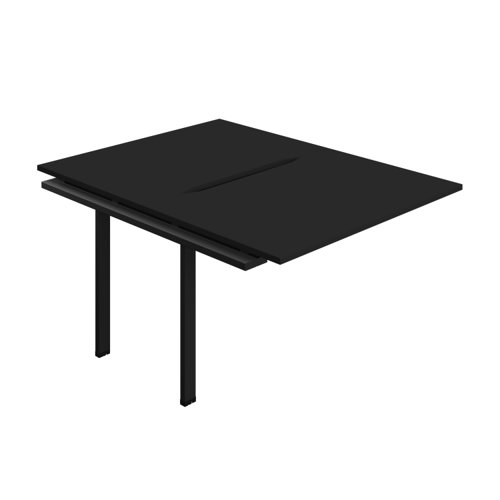 Synergy Bench Extension with Cut Out: 2 Person (FSC) : 1200 800 Black/Black