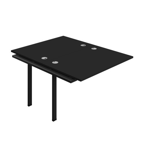 Synergy Bench Extension with Cable Ports: 2 Person (FSC) : 1200 800 Black/Black