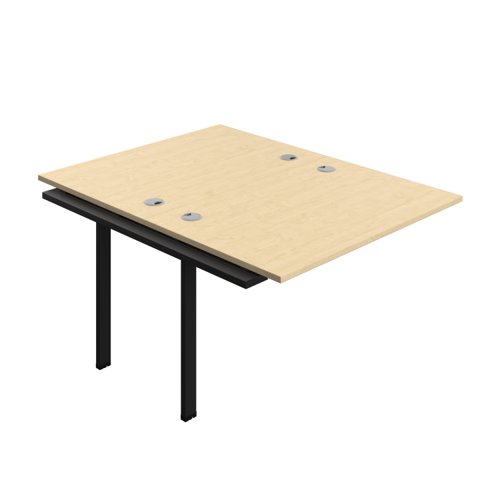 Synergy Bench Extension with Cable Ports: 2 Person (FSC) : 1200 800 Maple/Black