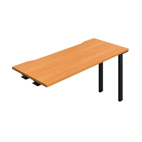 Synergy Bench Extension with Cut Out: 1 Person (FSC) : 1400 600 Beech/Black