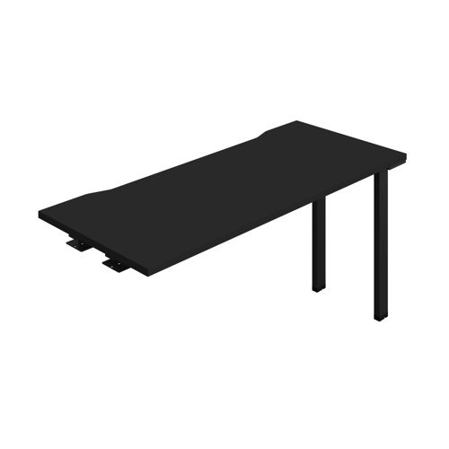 Synergy Bench Extension with Cut Out: 1 Person (FSC) : 1400 600 Black/Black