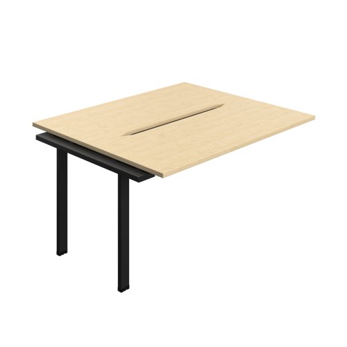 Synergy Bench Extension with Cut Out: 2 Person (FSC) : 1400 600 Maple/Black