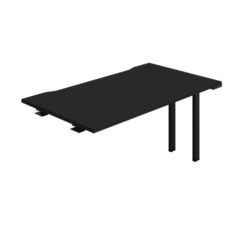 Synergy Bench Extension with Cut Out: 1 Person (FSC) : 1400 800 Black/Black