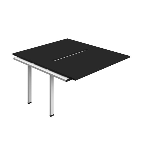 Synergy Bench Extension with Cut Out: 2 Person (FSC) : 1400 800 Black/White