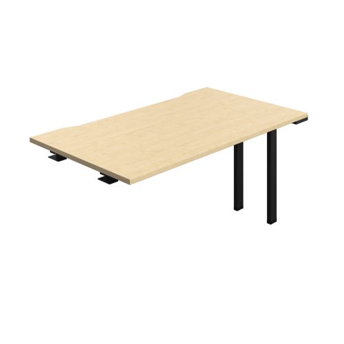 Synergy Bench Extension with Cut Out: 1 Person (FSC) : 1400 800 Maple/Black