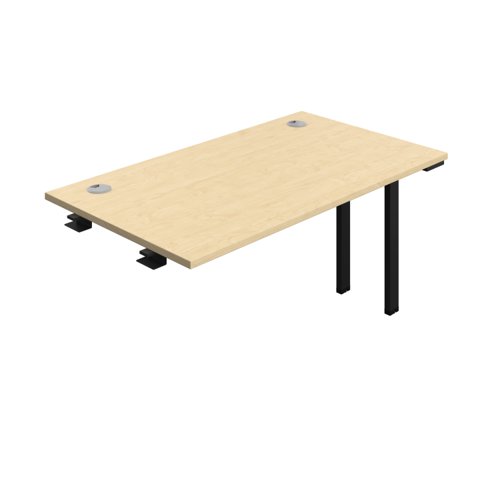Synergy Bench Extension with Cable Ports: 1 Person (FSC) : 1400 800 Maple/Black