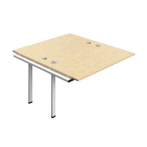 Synergy Bench Extension with Cable Ports: 2 Person (FSC) : 1400 800 Maple/Black