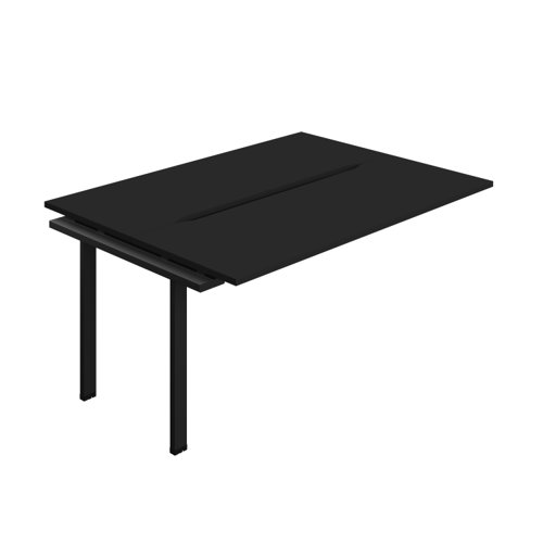 Synergy Bench Extension with Cut Out: 2 Person (FSC) : 1600 600 Black/Black
