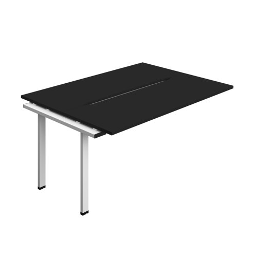 Synergy Bench Extension with Cut Out: 2 Person (FSC) : 1600 600 Black/White