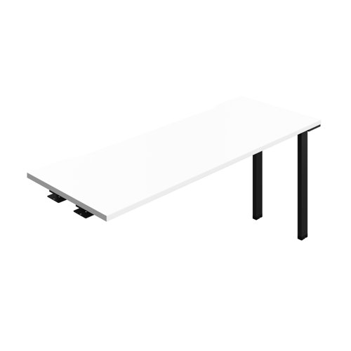Synergy Bench Extension with Cut Out: 1 Person (FSC) : 1600 600 White/Black