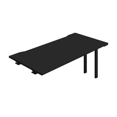 Synergy Bench Extension with Cut Out: 1 Person (FSC) : 1600 800 Black/Black