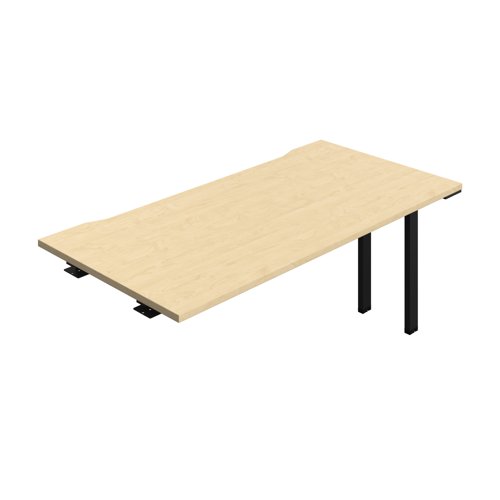 Synergy Bench Extension with Cut Out: 1 Person (FSC) : 1600 800 Maple/Black