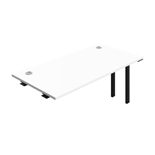 Synergy Bench Extension with Cable Ports: 1 Person (FSC) : 1600 800 White/Black
