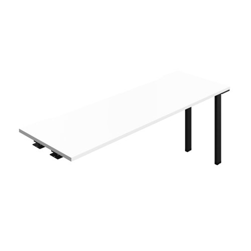 Synergy Bench Extension with Cut Out: 1 Person (FSC) : 1800 600 White/Black