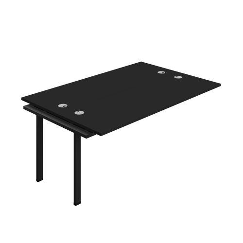 Synergy Bench Extension with Cable Ports: 2 Person (FSC) : 1800 600 Black/Black