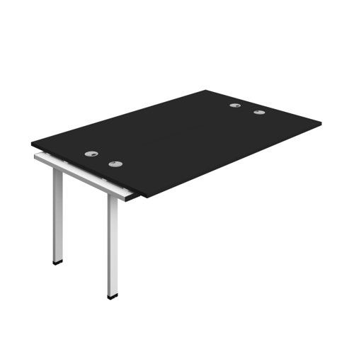 Synergy Bench Extension with Cable Ports: 2 Person (FSC) : 1800 600 Black/White