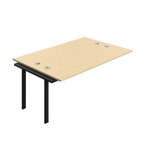 Synergy Bench Extension with Cable Ports: 2 Person (FSC) : 1800 600 Maple/Black