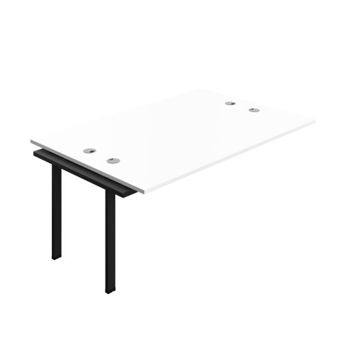 Synergy Bench Extension with Cable Ports: 2 Person (FSC) : 1800 600 White/Black