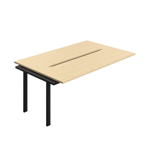 Synergy Bench Extension with Cut Out: 2 Person (FSC) : 1800 700 Maple/Black